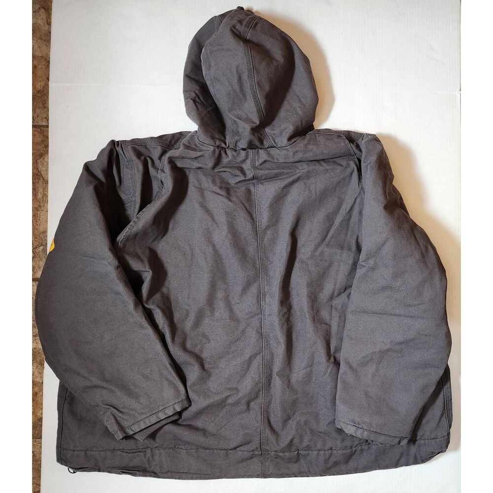 Carhartt Washed Duck Sherpa‑Lined Utility Jacket 5XL Relaxed Fit - Picture 2 of 12